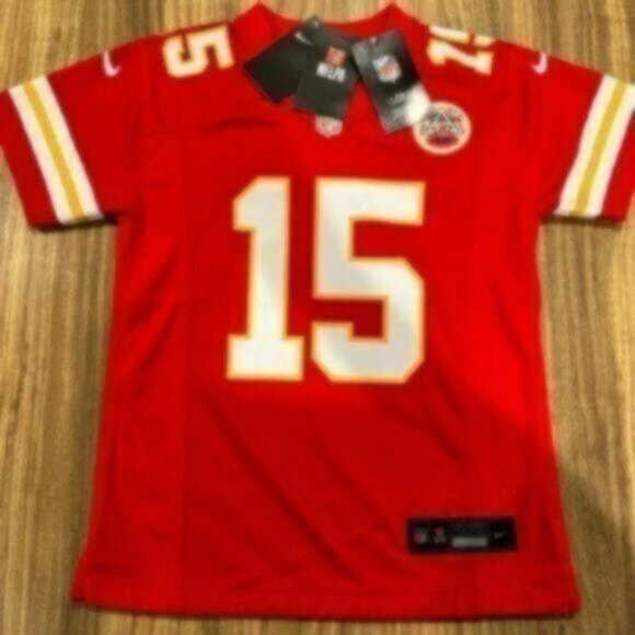 /Men's Kansas City Chiefs #15 Patrick Mahomes Jersey - Picture 1 of 4